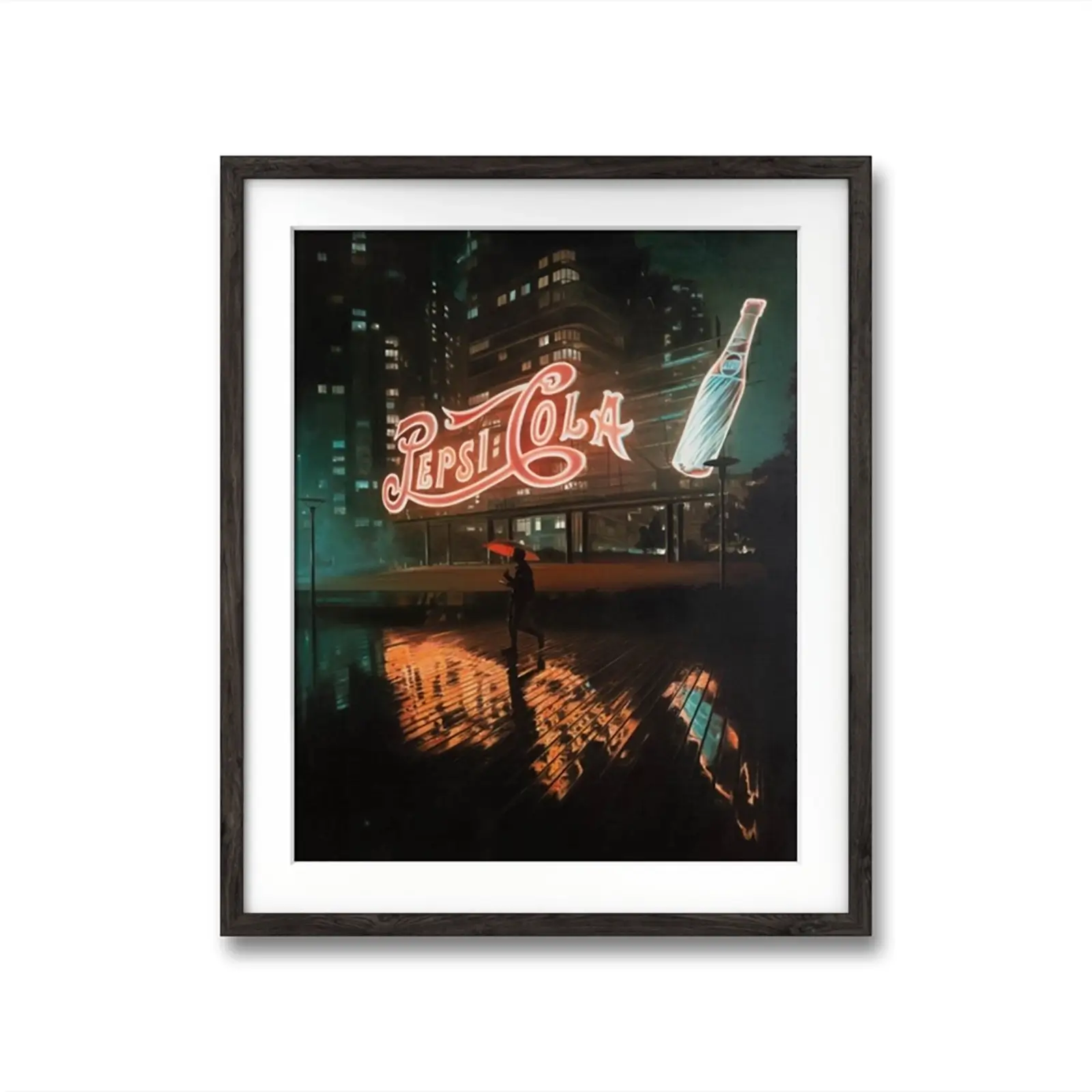  Kunsttrykket "Place in time" kommer på kunstpapir og lerret.