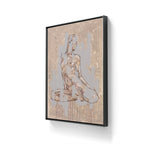 Trykket kommer i en versjon på lerret, denne er også håndkolorert av kunstneren.