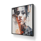 Kunstverket "Prove me right" leveres med en sort ramme. 