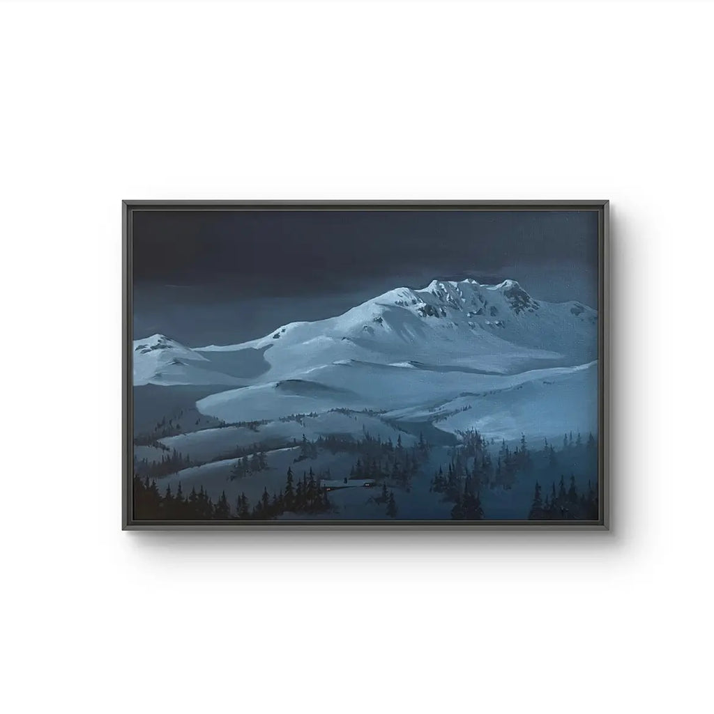 Maleriet "Ranten, Norefjell" av den norske samtidskunstneren Torkild Iversen