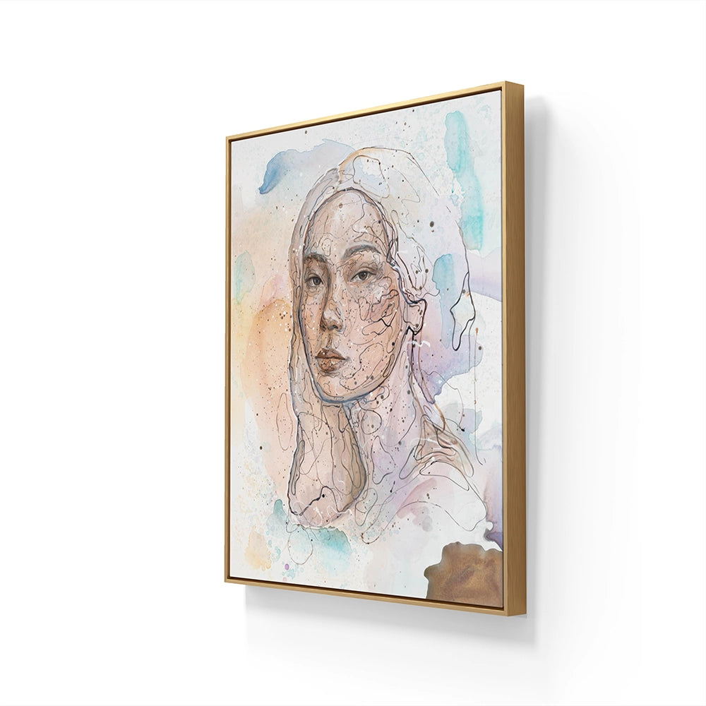 Trykket kommer i en versjon på lerret, denne er også håndkolorert av kunstneren.