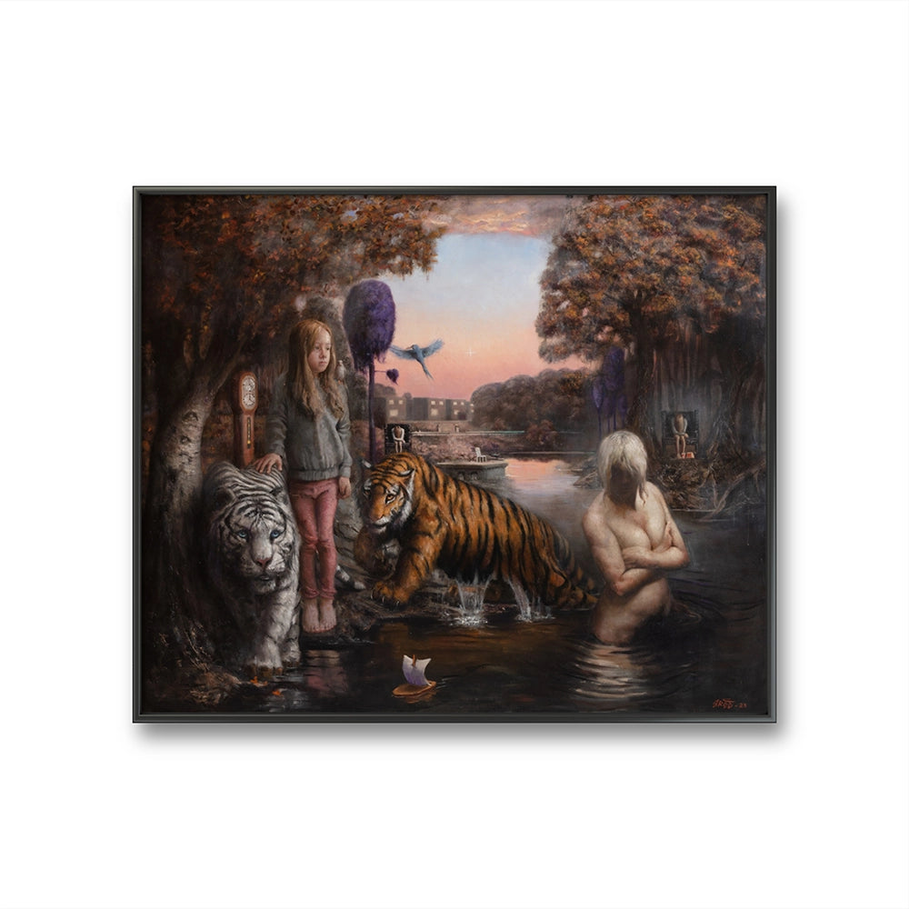 Reminice when you were young and powerfull er et oljemaleri laget av Bjørge Rødfjell