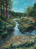 Detaljebilde av kunsttrykket "Reminisens" av Sebastian Slotte