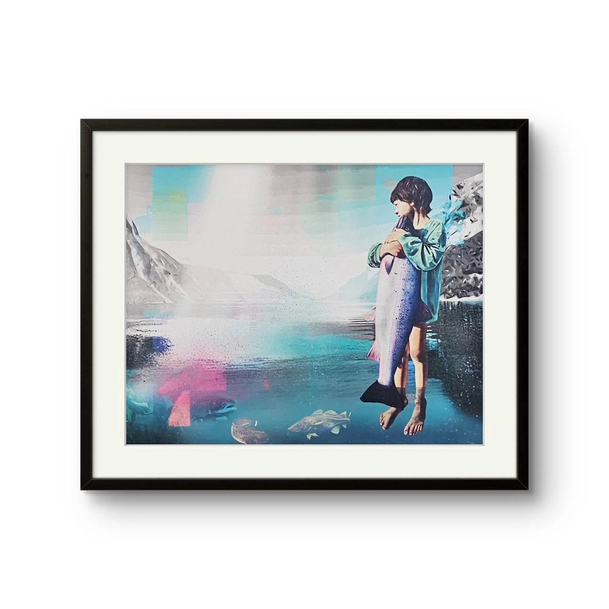 Respekt er et digitalt grafisk kunsttrykk av kunstneren Sedin Zunic.