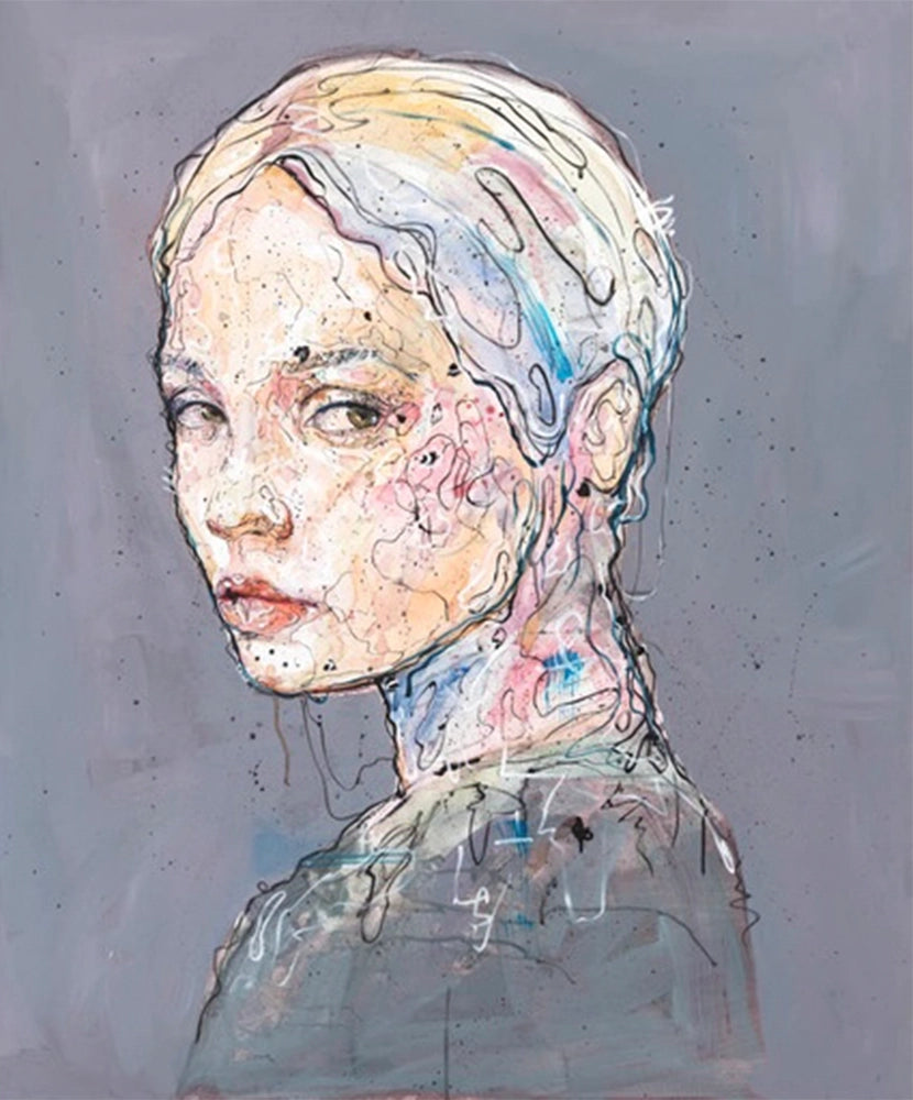 Trykket på lerret leveres med sveveramme