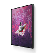 Kunstverket "Risk, rosa" kommer i størrelsen 120 x 90 cm.