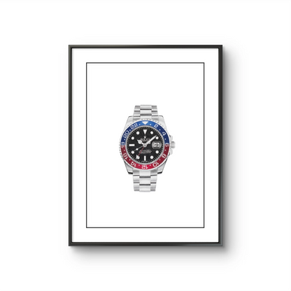 Fine art kunsttrykket "Rolex" av den norske kunstnere Kristoffer Ask Hansen