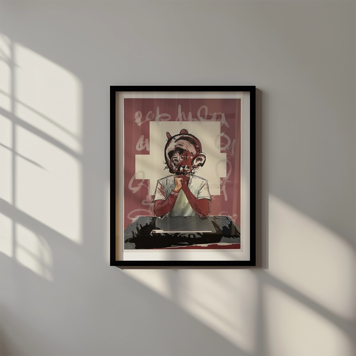 Kunsttrykket leveres uten ramme, legg til en kommentar ved bestilling dersom du ønsker innramming av trykket "Ruler of Tomorrow land".