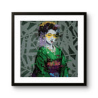 Trykket "Ryosii" av samtidskunstneren Findac. 