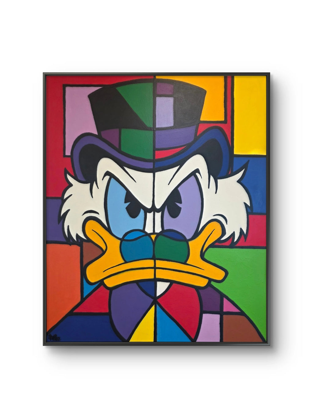 Kunstverket "Scrooge de stijl " av den norske graffitikunstneren Salke1.