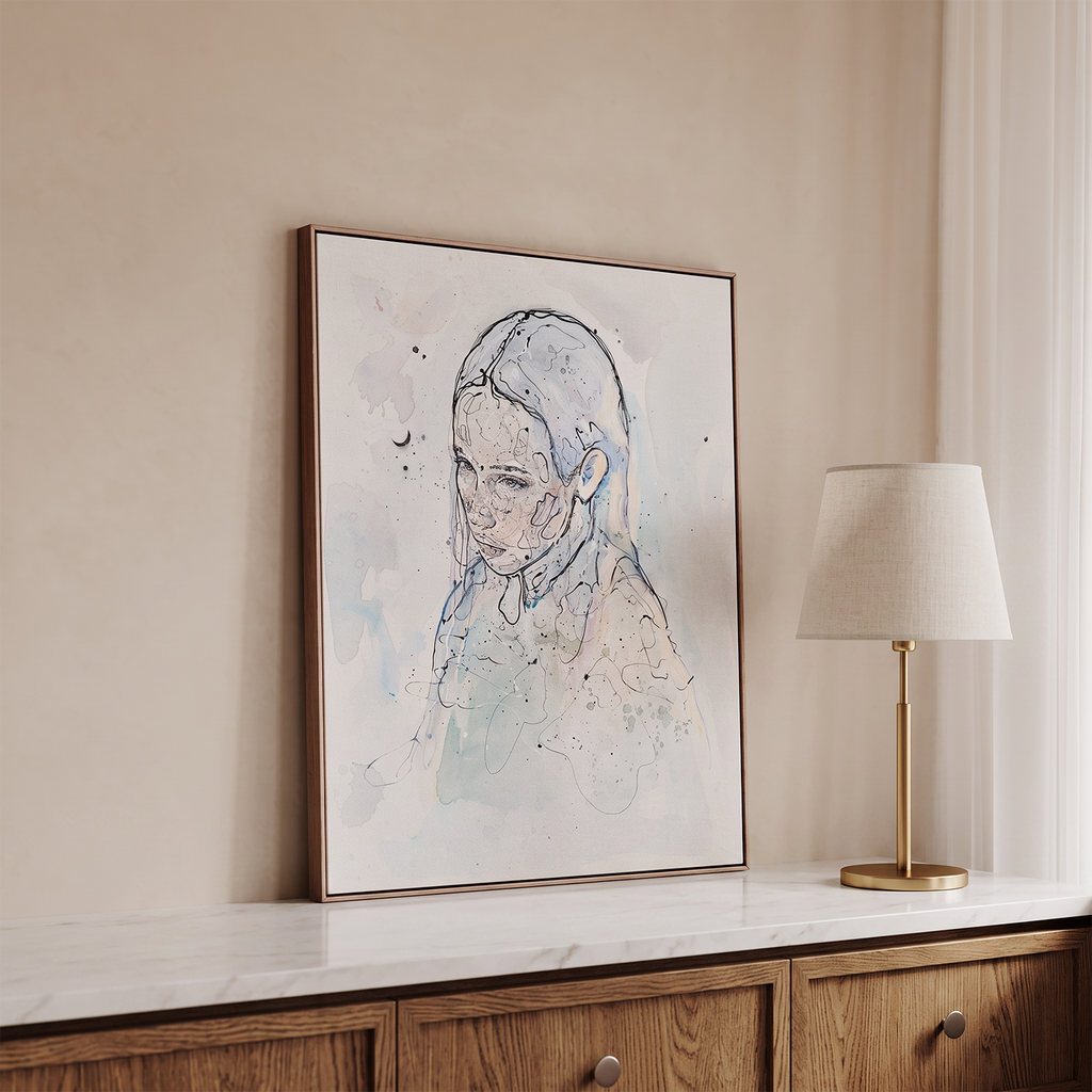 Kunsttrykket "Se frem" kommer i tre ulike størrelser. 