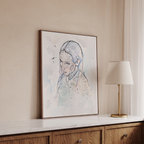 Kunsttrykket "Se frem" kommer i tre ulike størrelser. 