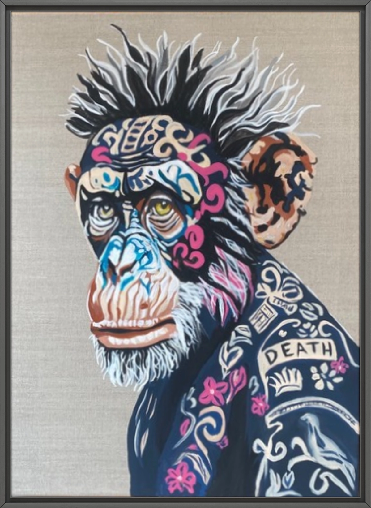 Kunstverket "Shadows and bloom" inviterer til å se det vakre og det uunngåelige side om side. I blomstermotivene finnes livskraft, i inskripsjonen ligger døden