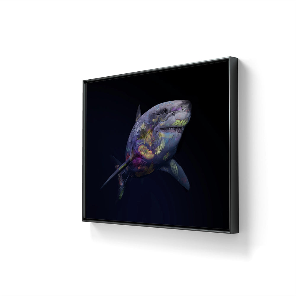 Shark er et digitalt grafisk kunstverk