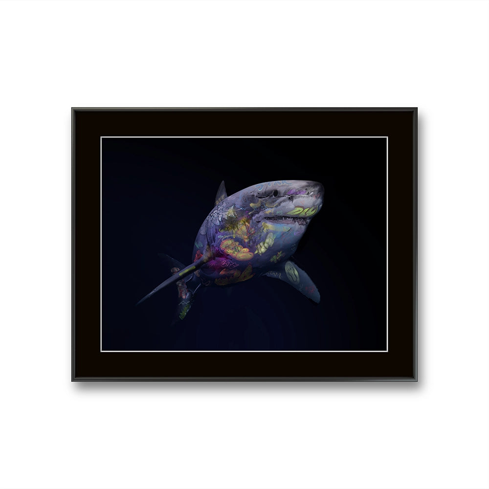 Shark er et kunstverk laget av Espen Dalen