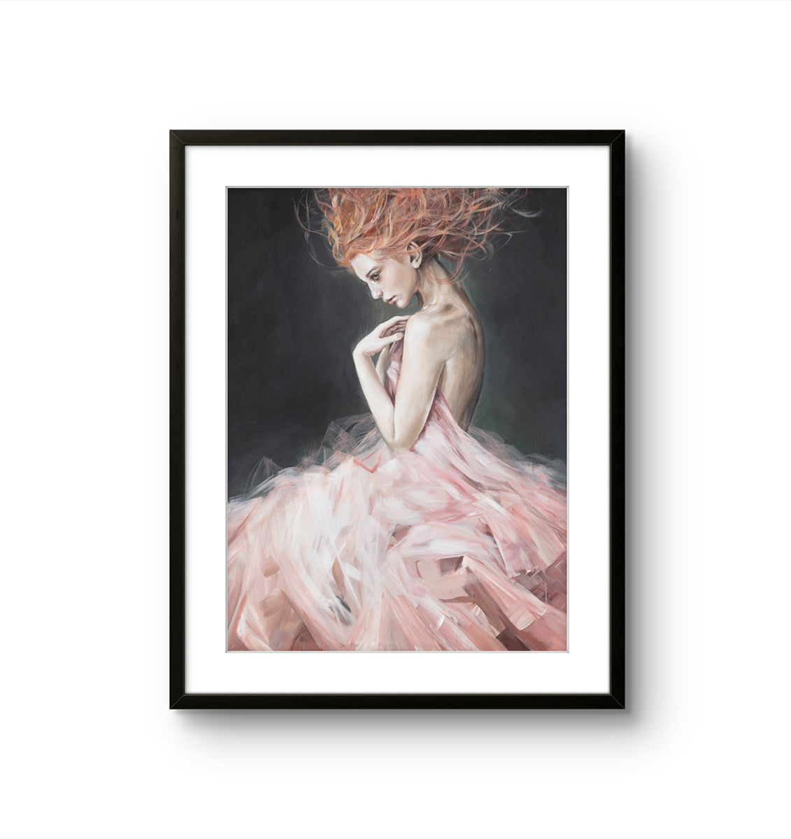 Fine art giclée trykket "Sharpness in the air" kommer i to ulike størrelser på kunstpapir.