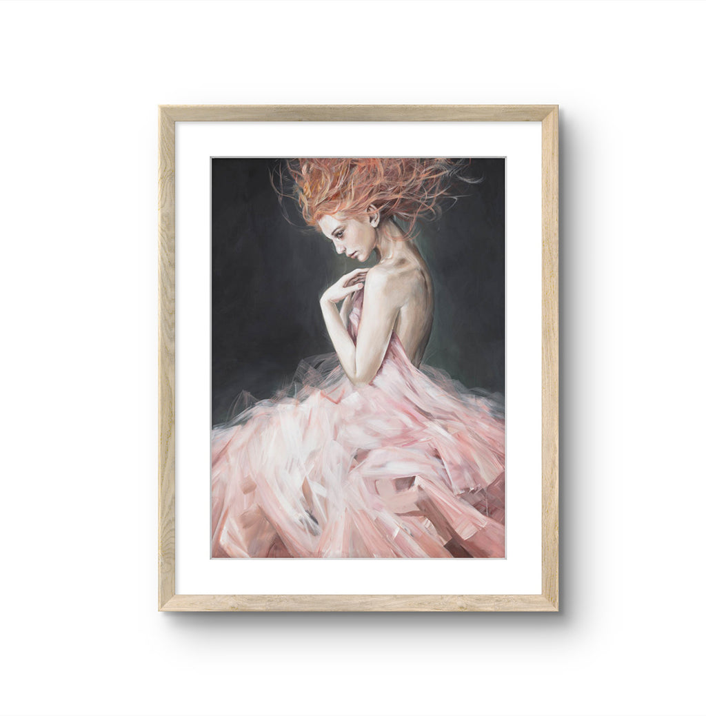 Fine art giclée trykket "Sharpness in the air" av den norske kunstneren Laila Maria Mæland