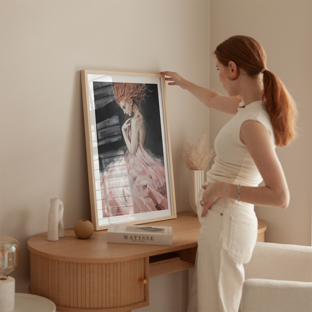 Fine art giclée trykket "Sharpness in the air" kommer i et begrenset opplag signert og nummeret