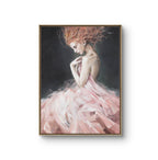 Maleriet "Sharpness in the air" av samtidskunstneren Laila Maria Mæland.