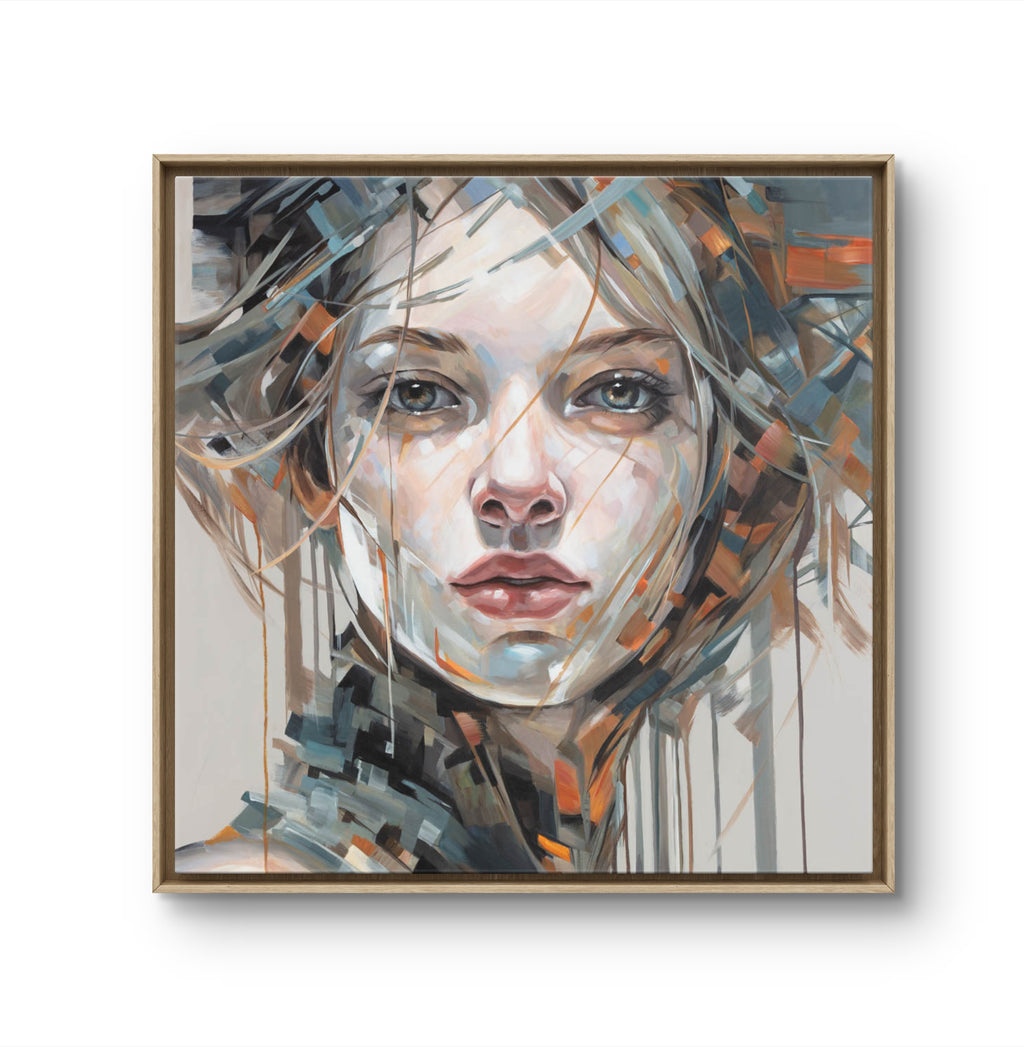 Maleriet "Silver lining" av den norske samtidskunstneren Laila Maria Mæland 