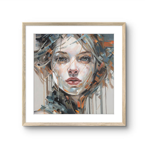 Fine art giclée trykket "Silver lining" av den norske kunstneren Laila Maria Mæland