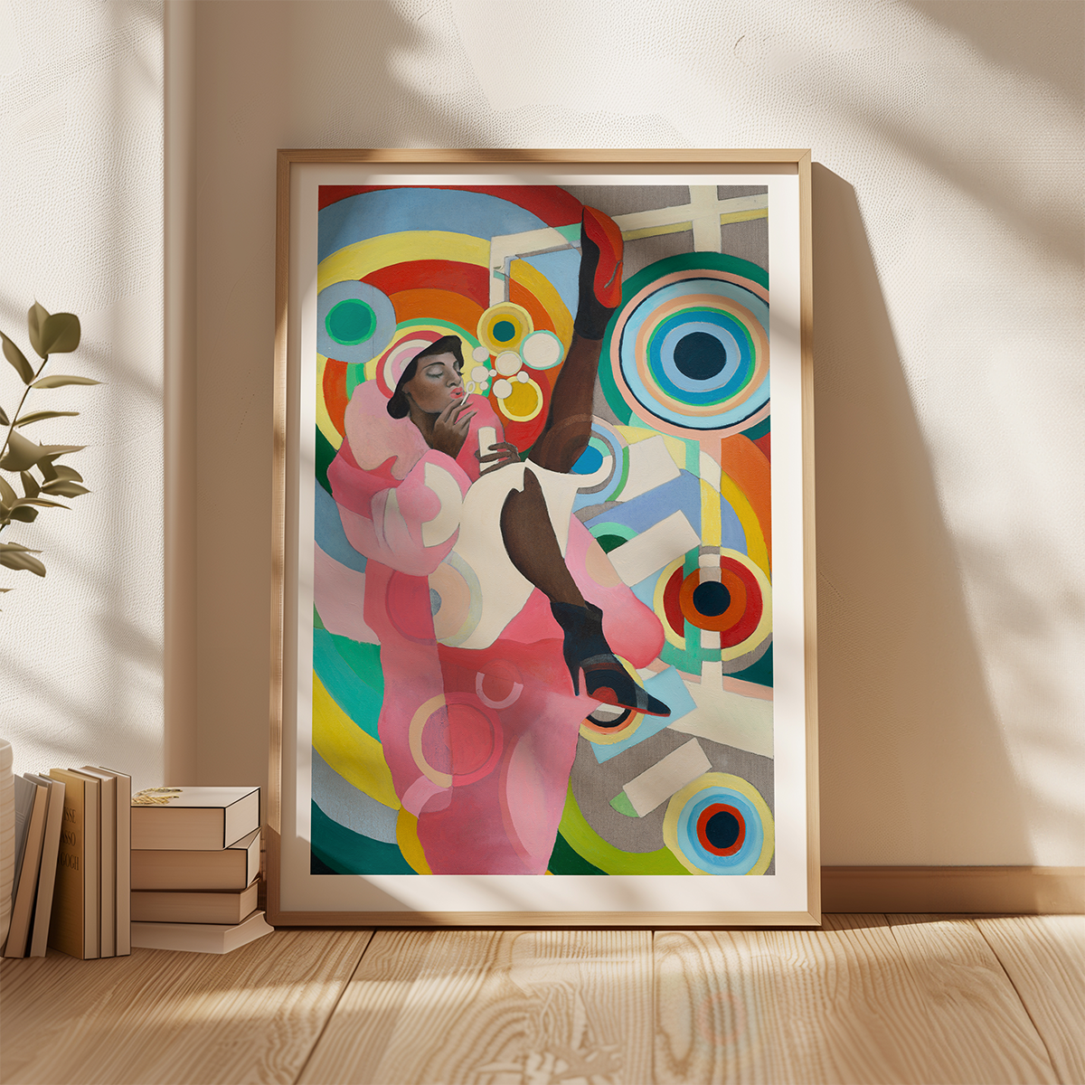 Kunsttrykket «Sister Delaunay» kommer på kunstpapir i flere størrelser.