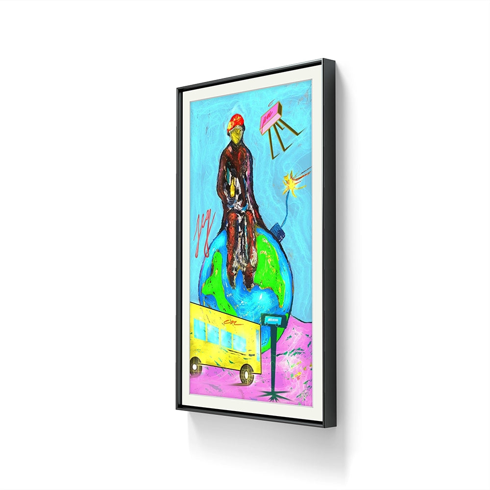 Trykket kommer i to ulike størrelser på kunstpapir