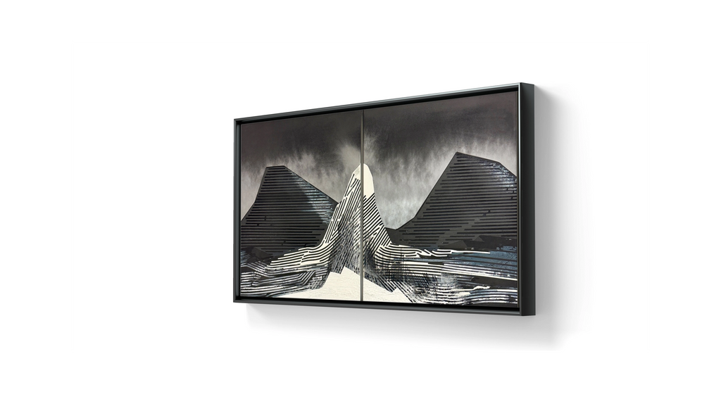 Kunstverket "Slektninger" kommer i størrelsen 170 x 88 cm.