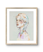 Kunsttrykket "Sommernatt" kommer i tre ulike størrelser og er trykket på to ulike medium: