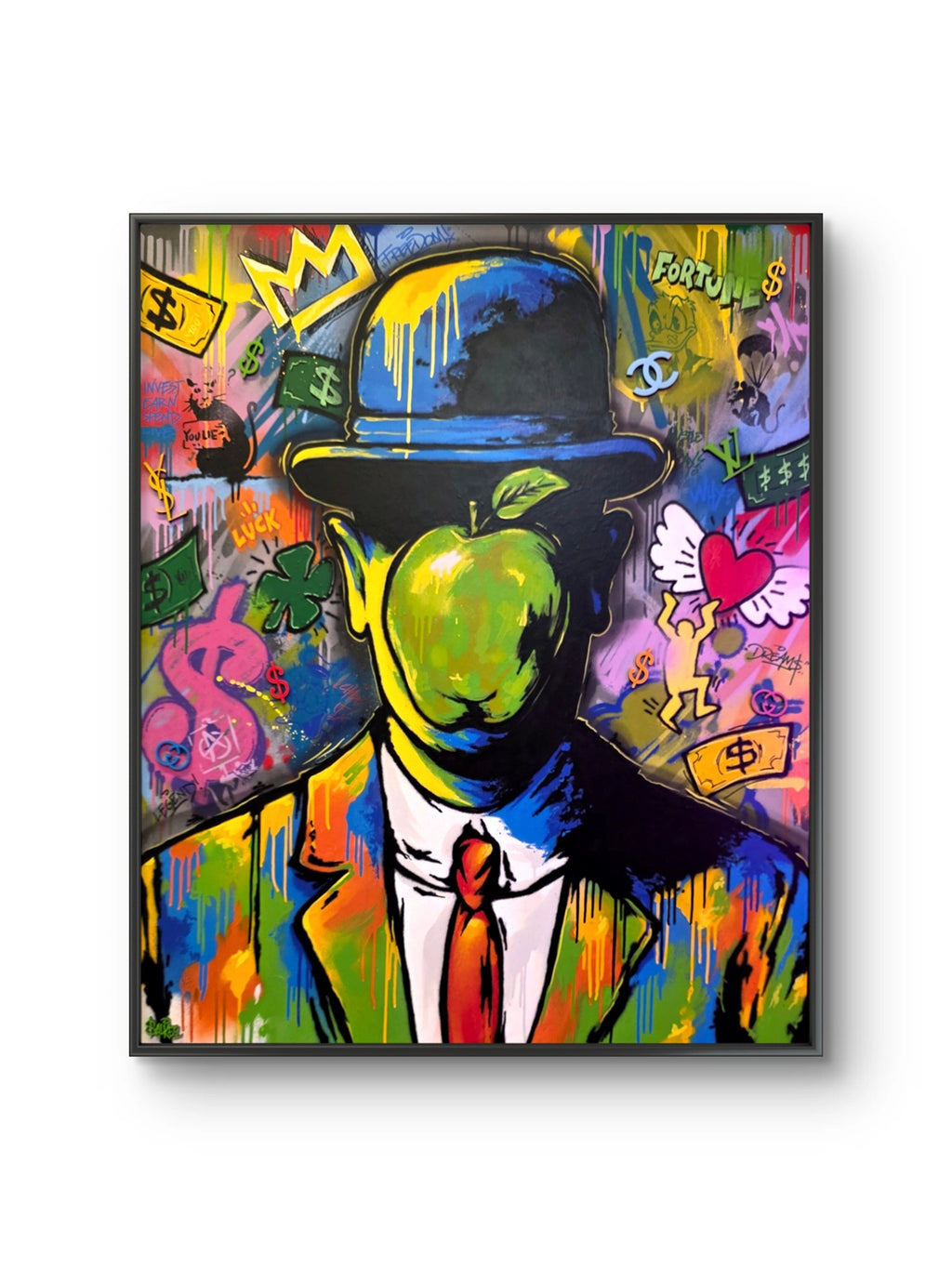 Kunstverket "Son of a man" av den norske graffitikunstneren Salke1.