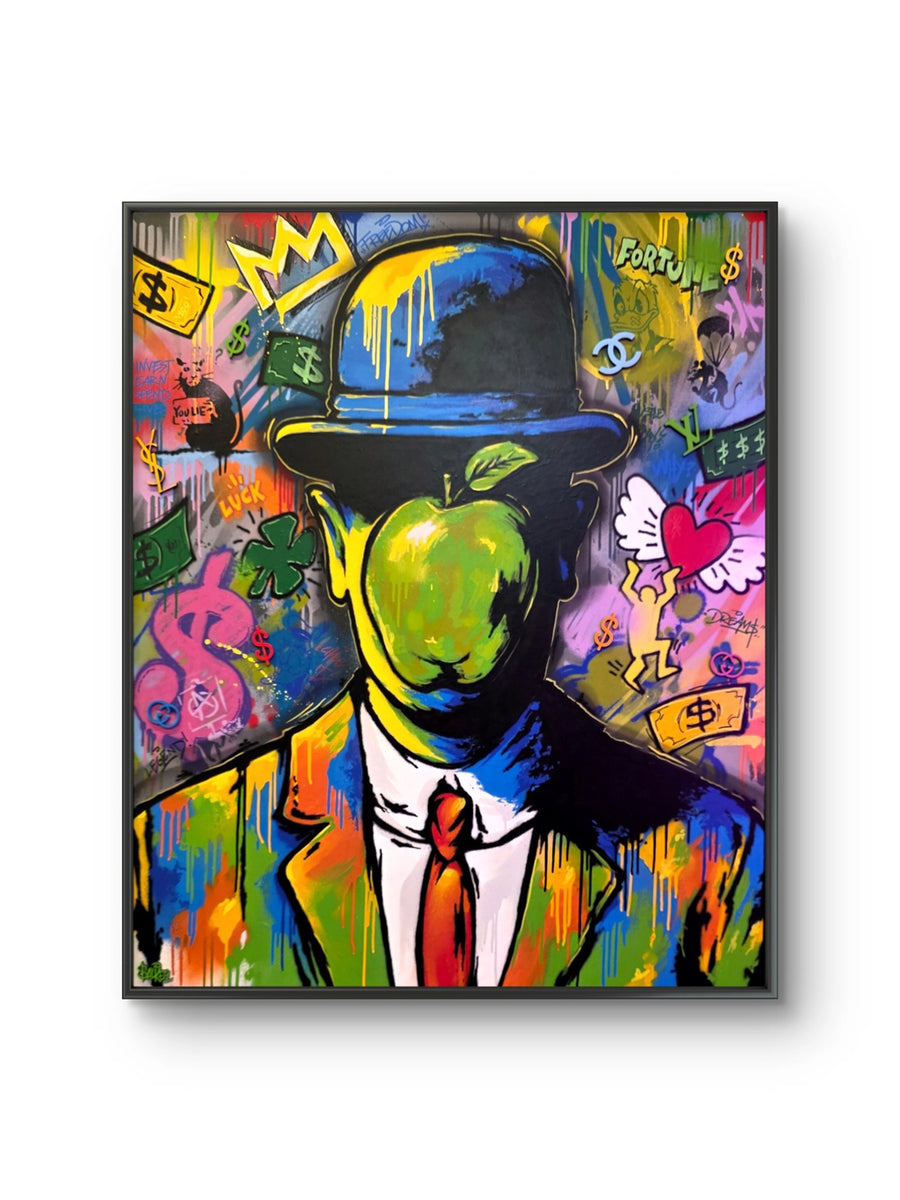 Kunstverket "Son of a man" av den norske graffitikunstneren Salke1.