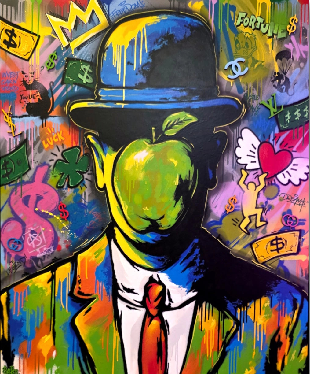 Kunstverket "Son of a man" kommer i størrelsen 120 x 100 cm