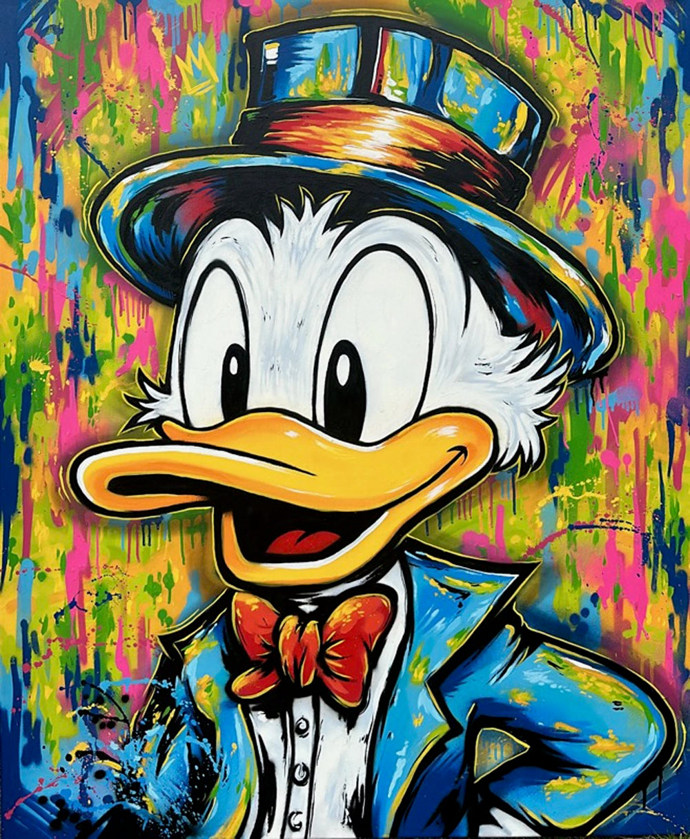 Detaljebilde av maleriet "Splash of Wealth" av Salke1.