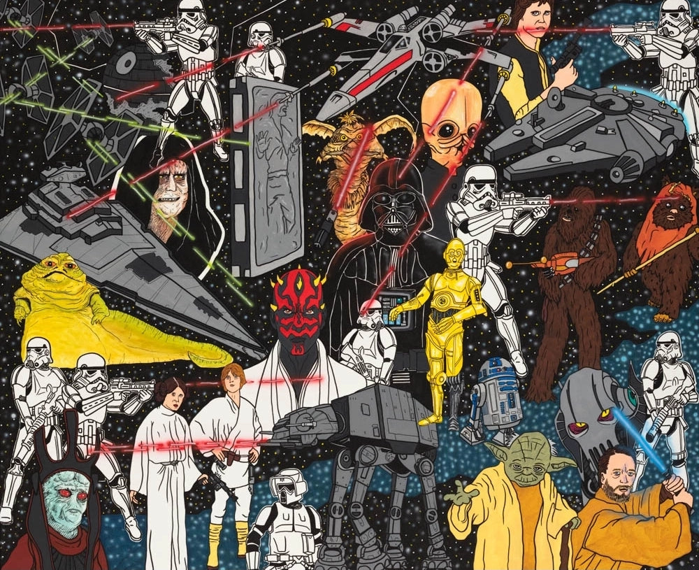 Kunstverket Star Wars er laget Pål Dailey