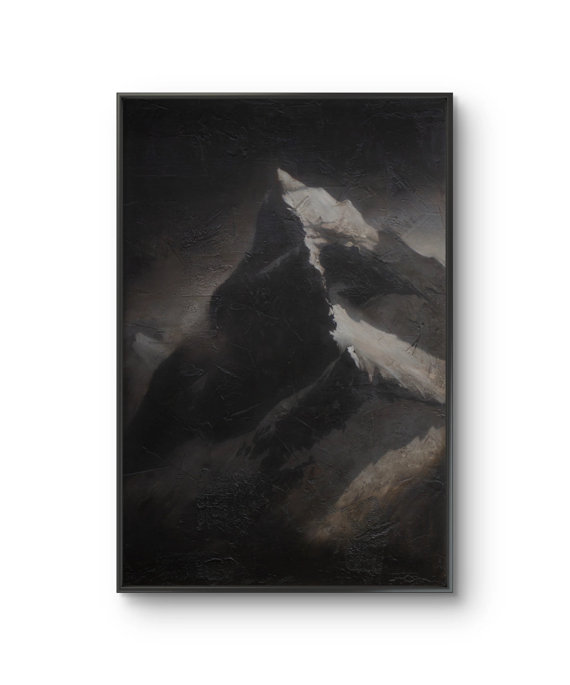 Maleriet "Store Austabotntind" av den norske samtidskunstneren Torkild Iversen