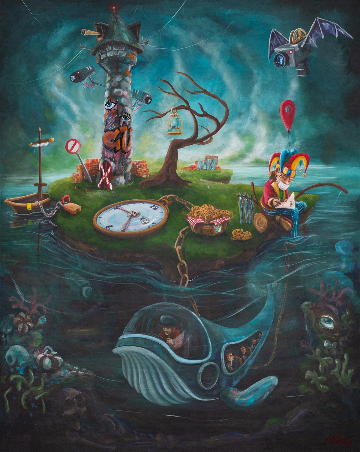 Surveillance island