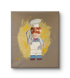 Maleriet "Swedish chef" av den norske samtidskunstneren Maren Morstad