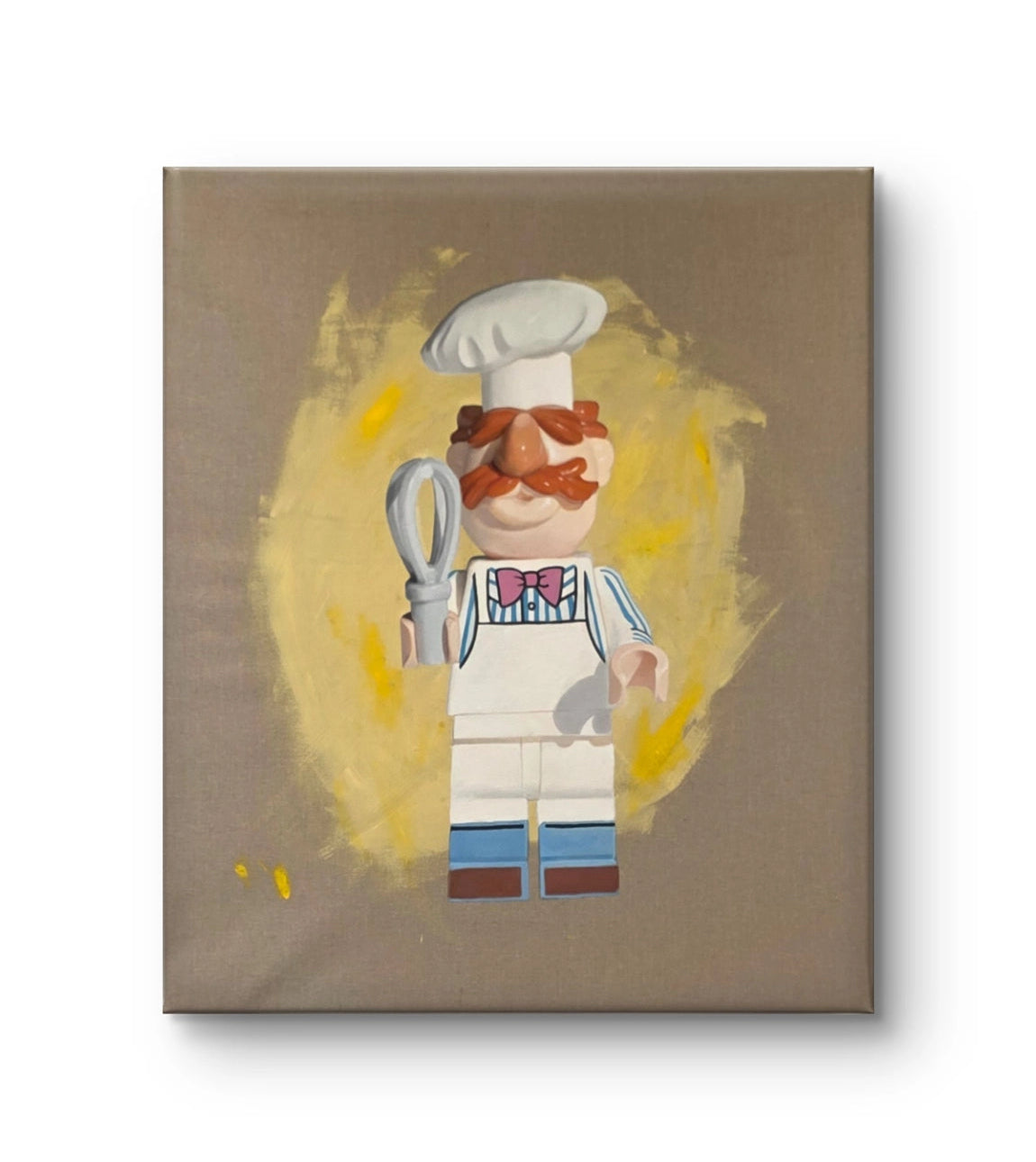 Maleriet "Swedish chef" av den norske samtidskunstneren Maren Morstad