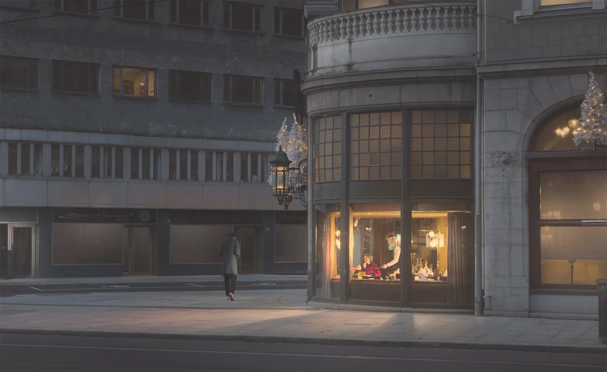 Detaljebilde av fotokunsttrykket "On Two Wheels" av Ole Marius Jørgensen