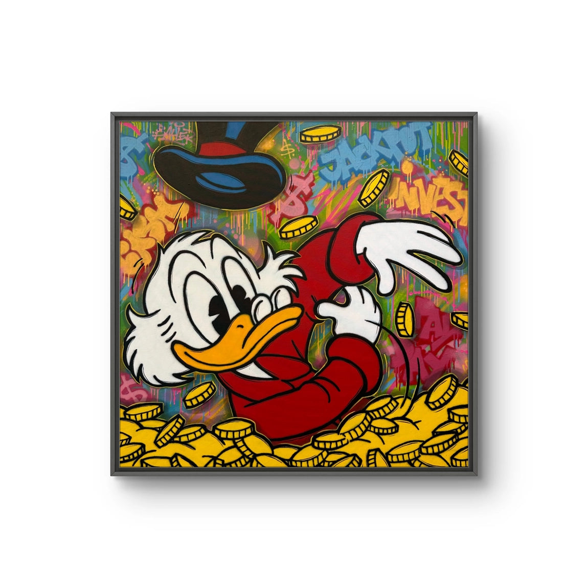 Kunstverket "The Golden Life" av den norske kunstneren Salke1.