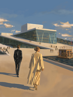 Detaljebilde av kunsttrykket «The other Opera» 