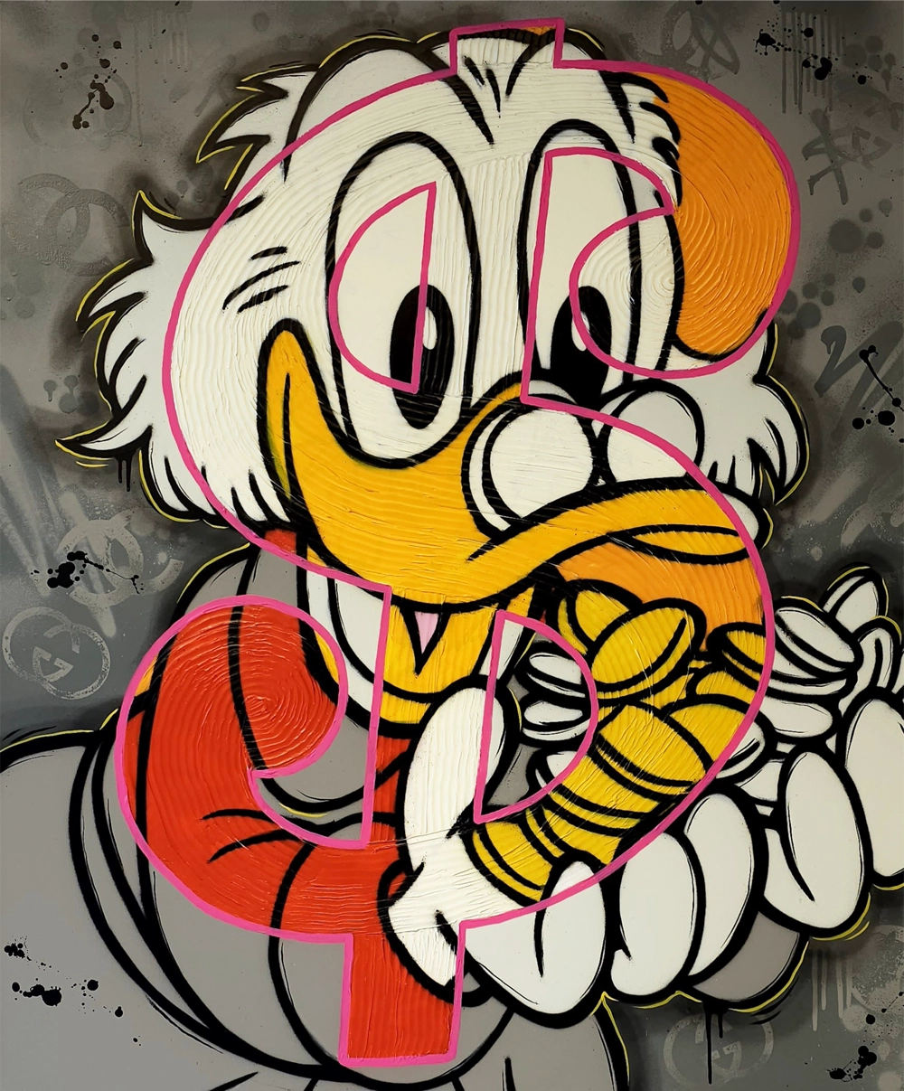 Detaljebilde av kunstverket "The Value of colors IV" av den norske kunsteren Salke1