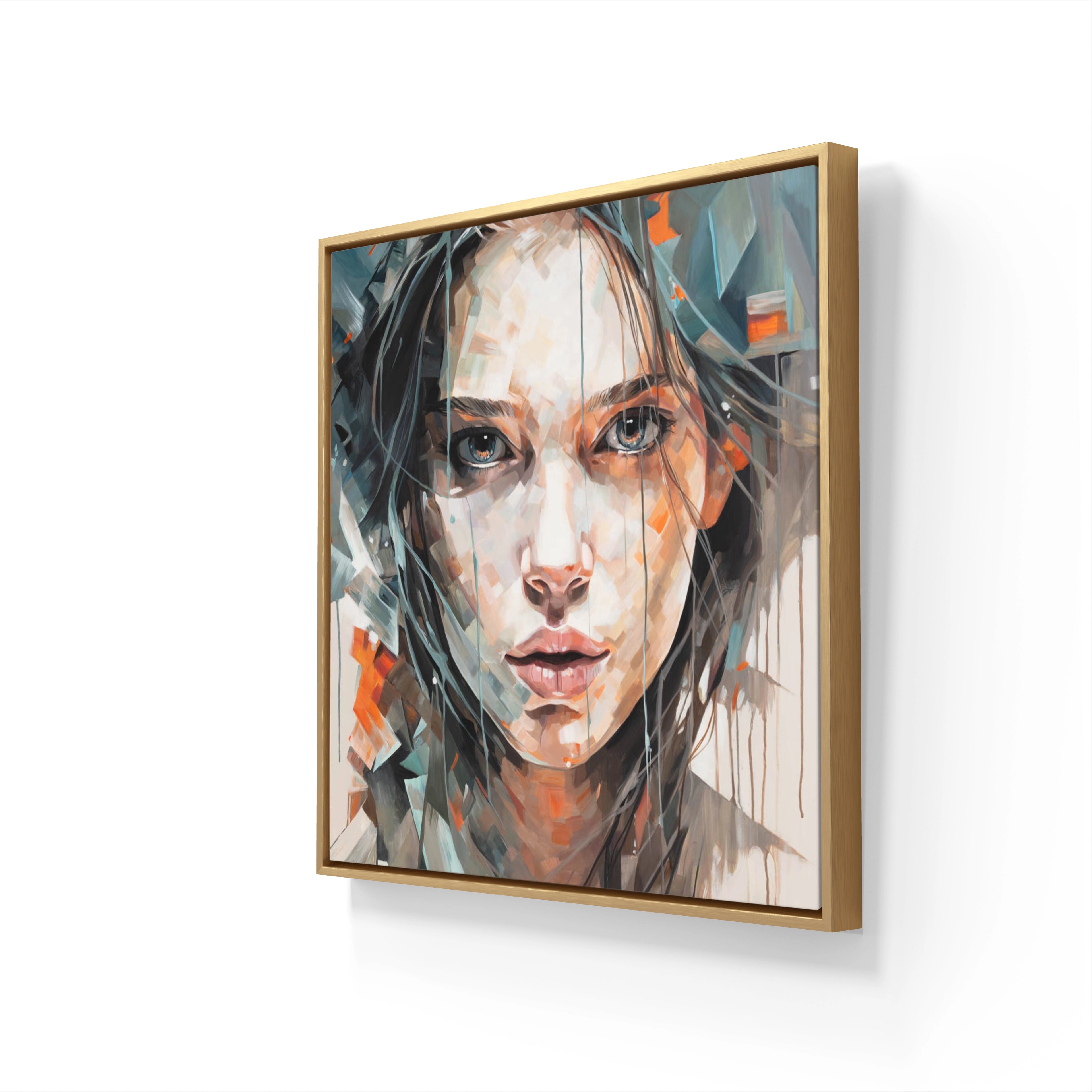 This moment trykk leveres også med sveveramme for varianten som håndkoloreres. 