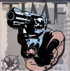 Detaljebilde av times up