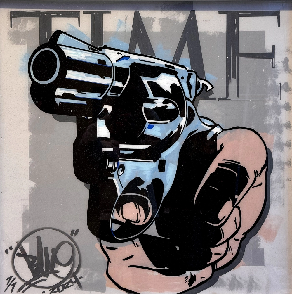 Detaljebilde av times up