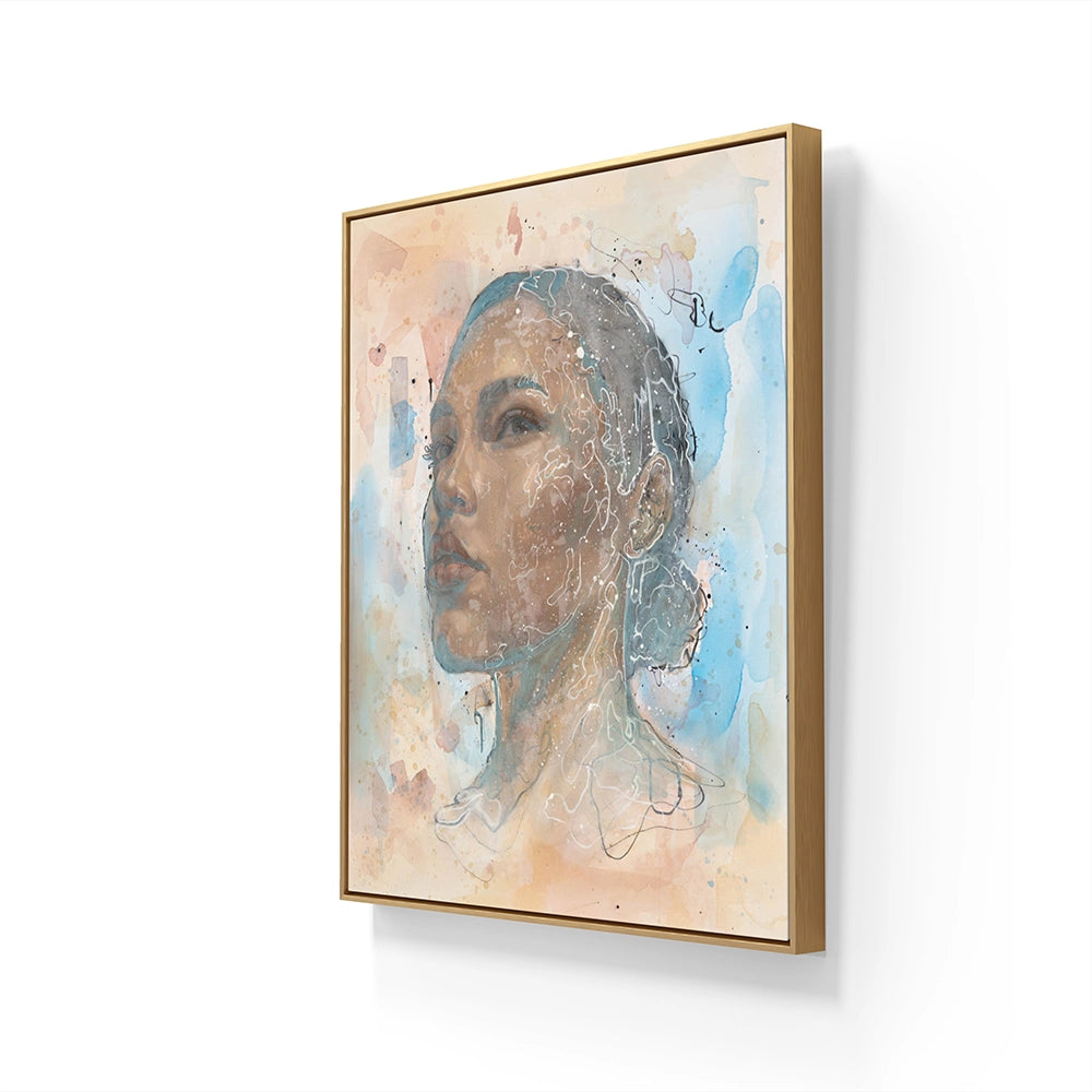 Trykket kommer i en versjon på lerret, denne er også håndkolorert av kunstneren.