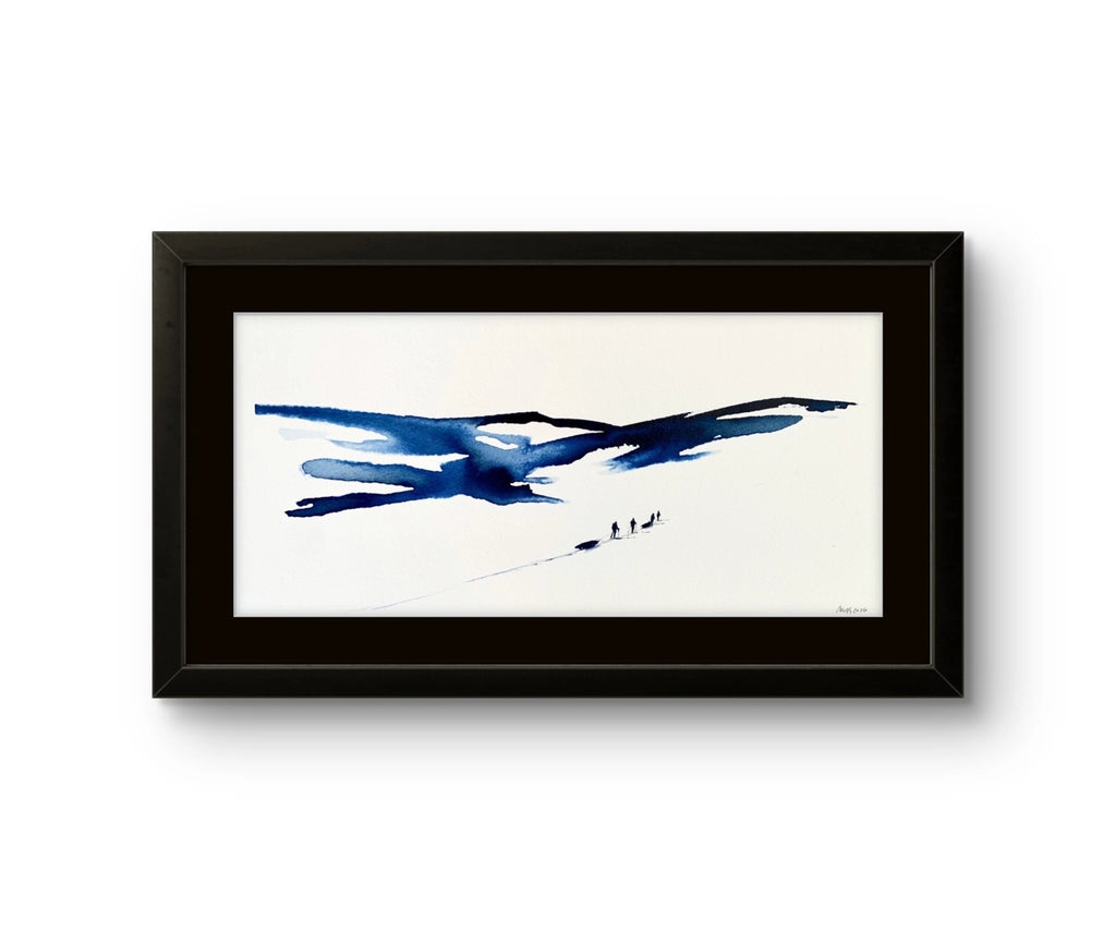 Maleriet "Underveis 10" av den norske samtidskunstneren Mona Eckhoff