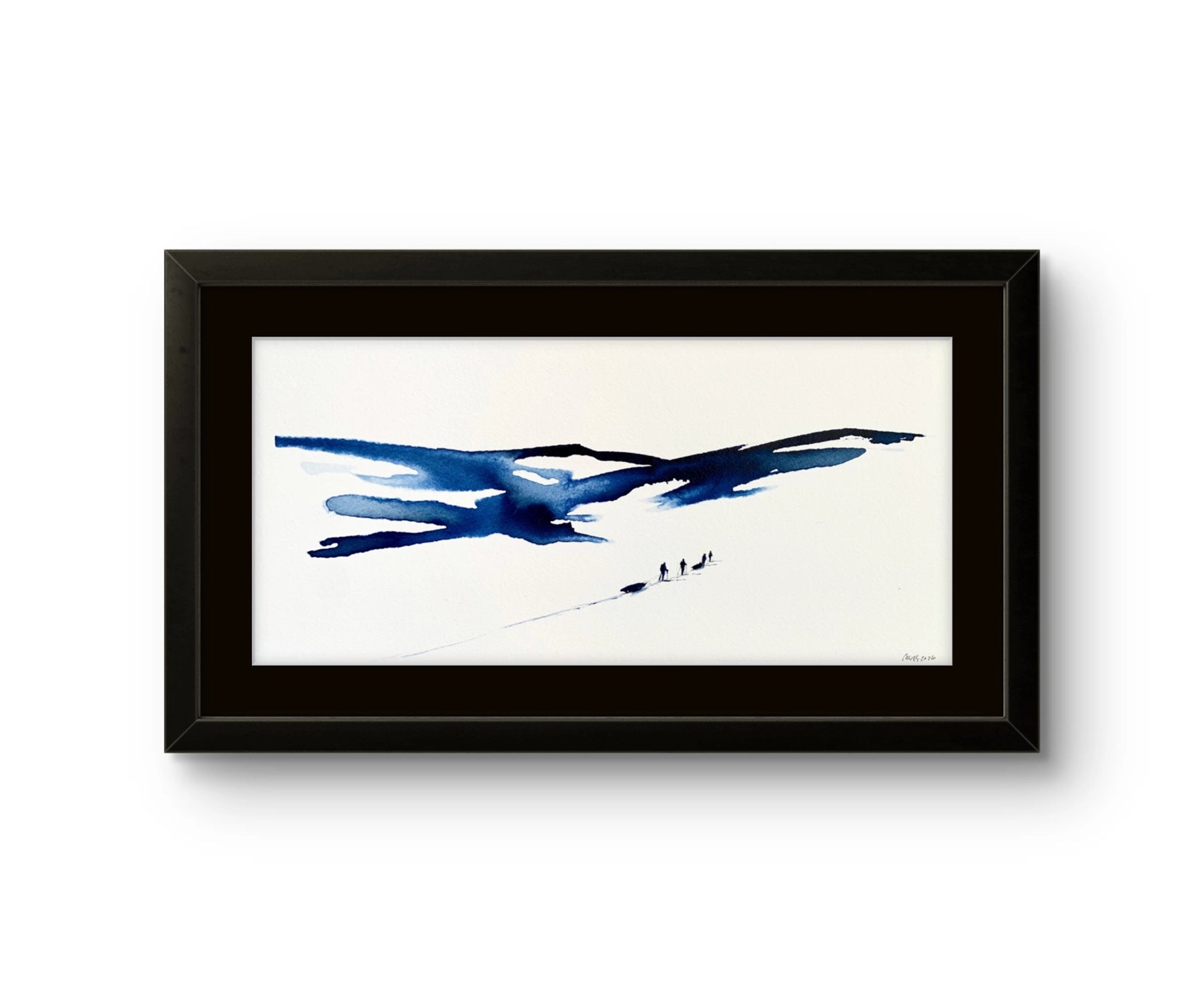 Maleriet "Underveis 10" av den norske samtidskunstneren Mona Eckhoff