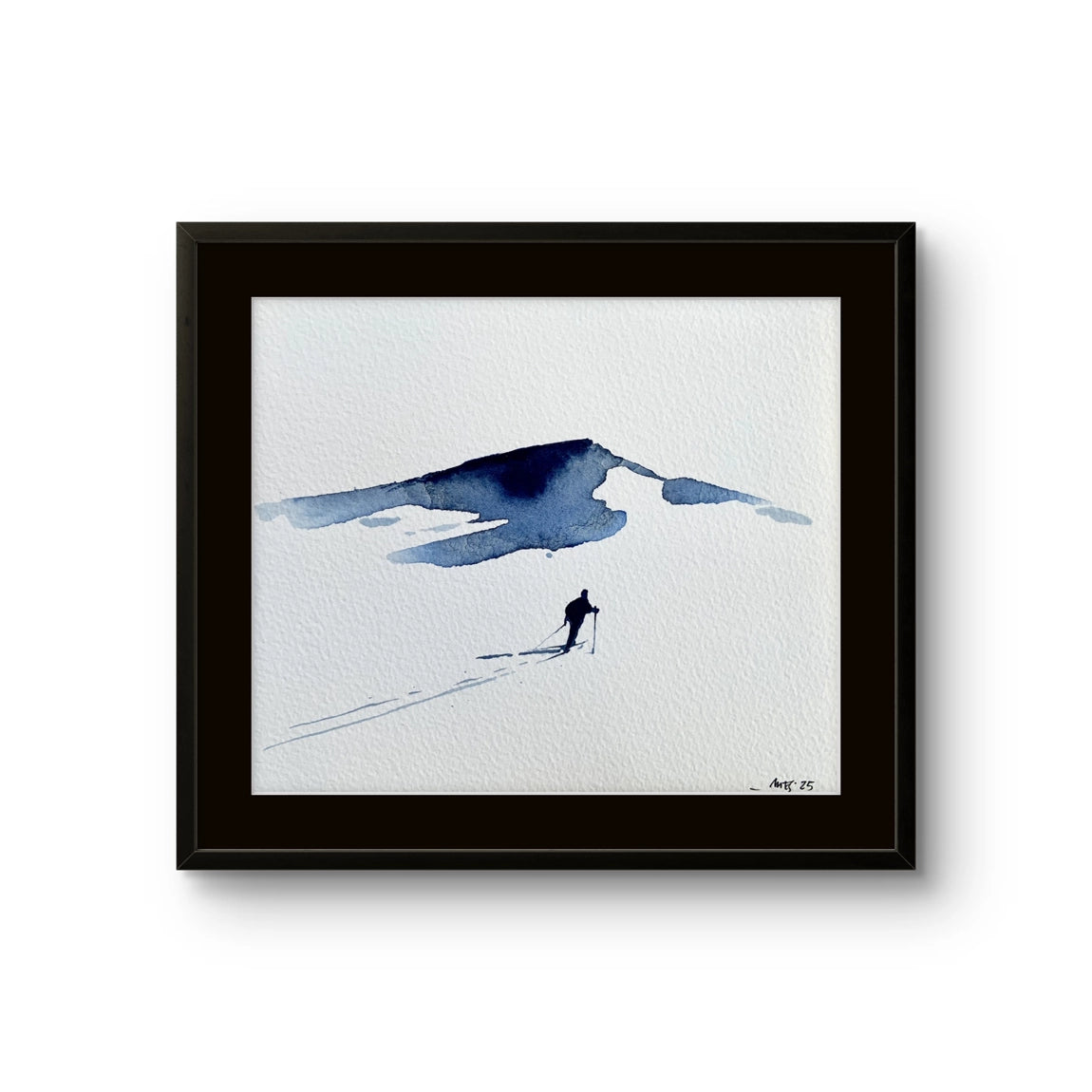 Maleriet "Underveis 13" av den norske samtidskunstneren Mona Eckhoff