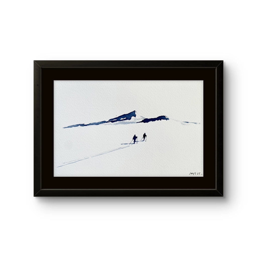 Maleriet "Underveis 16" av den norske samtidskunstneren Mona Eckhoff